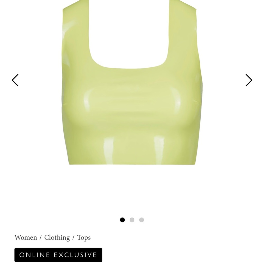Commando Lime Crop Top